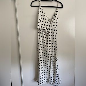 Urban Outfitters Polka Dot Silky Dress